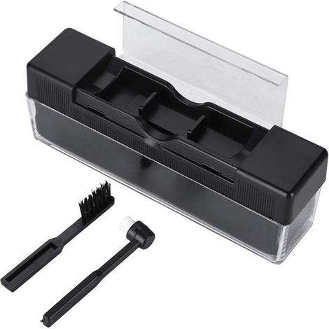 Cepillo para discos, Kit de limpieza de discos, Cepillo para discos de limpieza profunda, Cepillo para LP, Limpieza extra profunda (1/5)