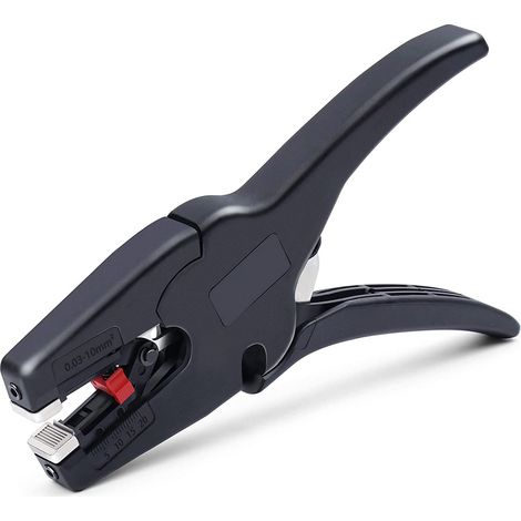 Electrician Wire Stripper, Automatic Wire Stripper with Self-Adjusting Jaws Lightweight and Portable, 0.03-10mm² (1/4)