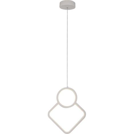 Lampadario LED a Sospensione 12W dal Design Moderno 28196cm Colore Bianco 4000K SKU-15338 (1/3)