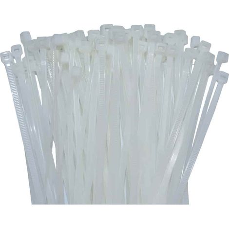 100 Kabelbinder 530x9,0mm Natur (weiss) PA6.6