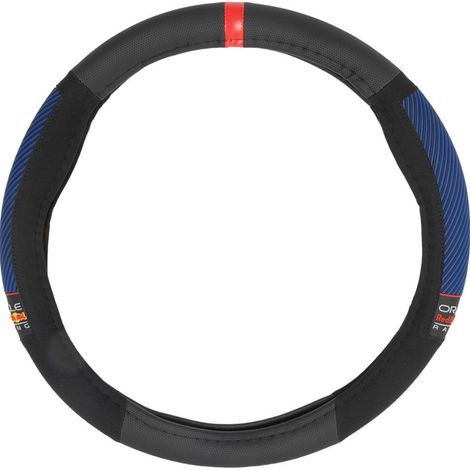 COUVRE VOLANT NOIR AVEC BANDES BLEUES ORACLE RED BULL RACING (1/3)