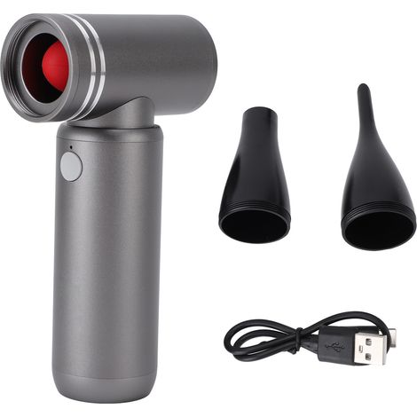 Ortviai Souffleur Électrique Sans Fil Haute Vitesse 110 000 tr/min – Ventilateur Turbo Portable pour Camping, Barbecue et Nettoyage