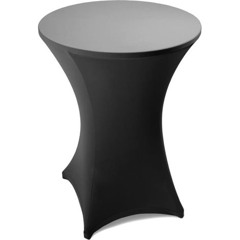 Stehtischhusse Stretch Stehtisch Ø 60 70 80 cm Husse Tisch Hussen Bistrotisch 70cm Ø / Anthrazit