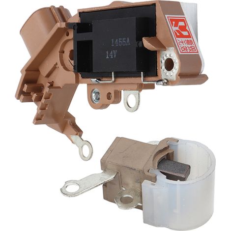 Lichtmaschinen-Spannungsregler + Kohlebürsten-Kit 27700-75030 Reparatur für YARIS 1.5L 2006-2012, Ersatzset (1/5)