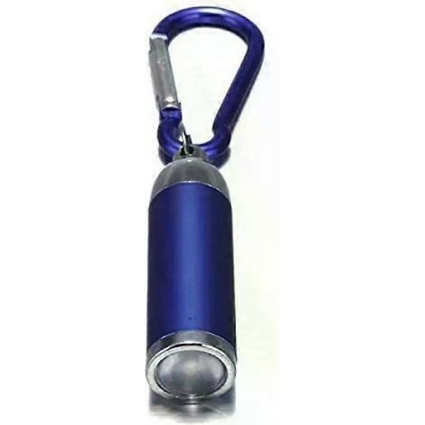 Mini lampe torche LED portable télescopique à zoom, porte-clés torche étanche, idéale pour la randonnée et le camping. (1/5)