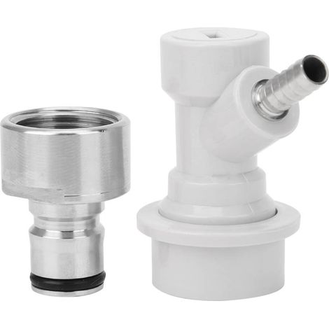Adaptateur de distributeur pour bouchon à bille de gaz carbonique, connecteur pour fût de brassage amateur (1/5)