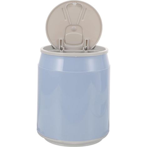 OUNONA Petite Poubelle Portable avec Couvercle en Plastique (1/5)