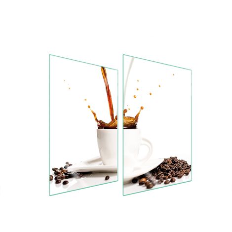 Assiette de protection en verre pour la cuisine 2x35x52 café (1/5)