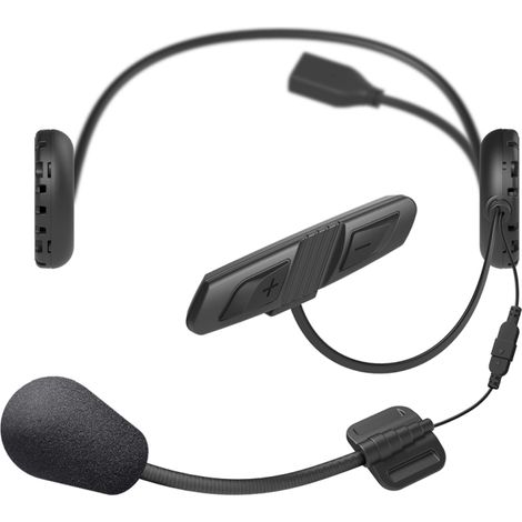 Intercomunicador para motocicleta SENA 3SPLUS-WB Bluetooth 4.1, alcance de hasta 400 m con micrófono.