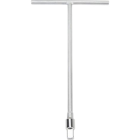 Clé en T 3/8 pouce avec adaptateurs 1/4 et 1/2, manche chromé vanadium, porte-douille, tourne-écrou ergonomique, économie d'effort, lot complet. (1/5)