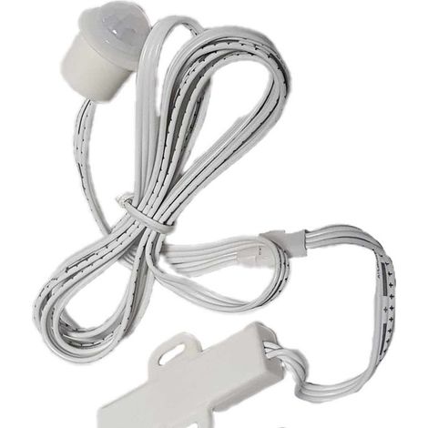 Sensore Di Movimento PIR 12V 24V 4A Da Incasso per Strip Striscia Barra LED Raggio di Rilevamento fino 2m