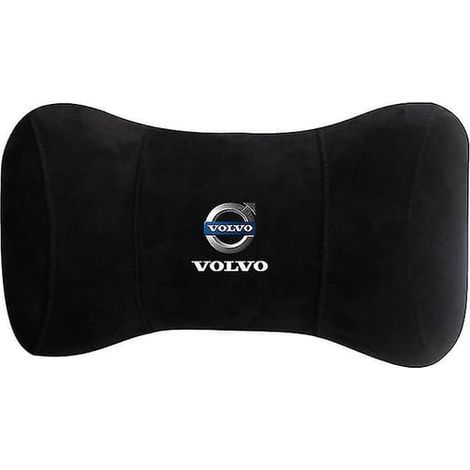 Oreiller cervical Volvo Deer Pillow, oreiller de voyage pour voiture, oreiller de voyage pour dormir assis - Taille : noir (1/4)