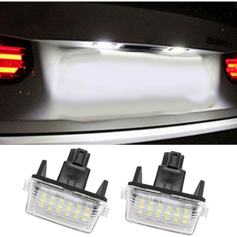 1 Paire de Plaque d'Immatriculation LED pour Toyota Corolla 2014, Lampe de Plaque (1/5)