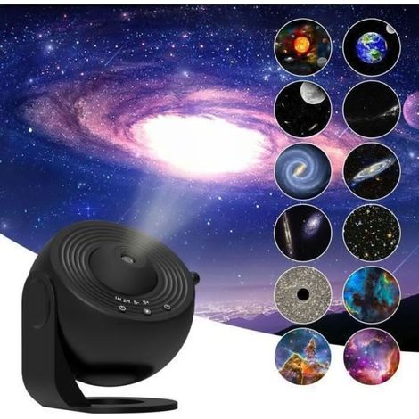 Projecteur D\'Étoiles De Planétarium De Galaxie HD 4K Veilleuse De Ciel Étoilé Réaliste Avec 13 Disques De Film
