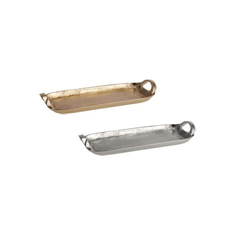 1 Pezzo Vassoio da Cucina in Metallo Rettangolare 41 x 15 x 5 cm 2 Colori (1/2)