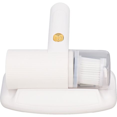 Aspirateur de matelas sans fil à lumière violette, rechargeable par USB, anti-acariens, aspiration de 20 kPa, blanc (1/5)