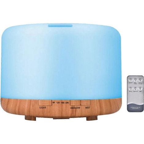 Diffuseur d'huiles essentielles 500 ml Humidificateur Diffuseur à brancher-- (1/5)