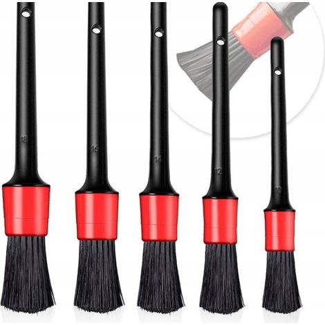 Cepillos de limpieza para el habitáculo del interior del coche, juego de 5 piezas. (1/5)