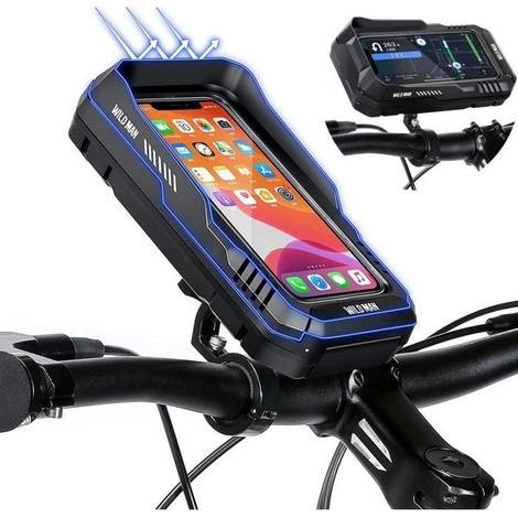 Support Téléphone - Non spécifié - Modèle Non spécifié - Étanche IPX6 - Pour Smartphone 6,7'' - Sacoche Vélo (1/3)