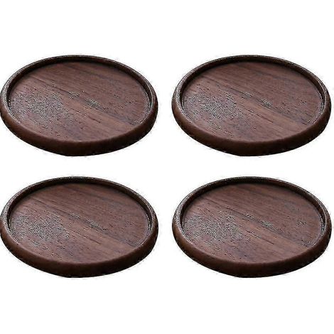 Dessous de verre en bois absorbants avec pieds en mousse antidérapants pour protéger votre table (1/5)