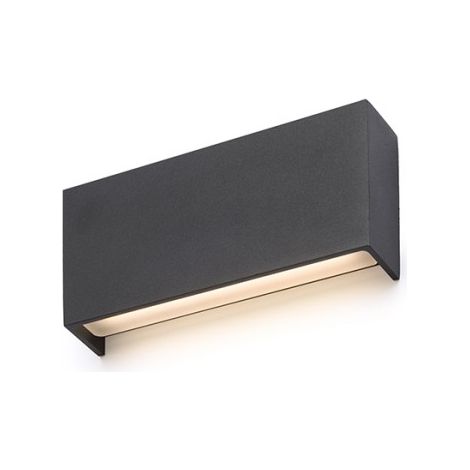Lampada applique TORINO da parete nero  230V LED 2x5W IP54  3000K
