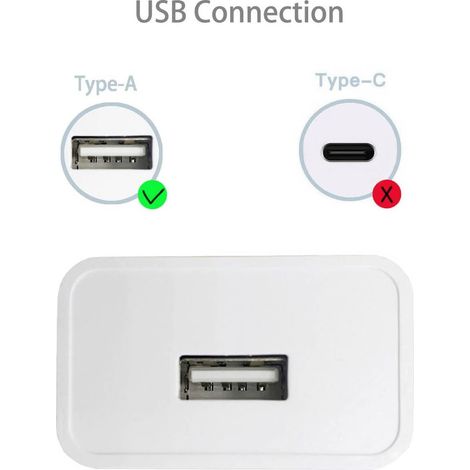 2x Chargeur USB 5V 2A, comp. iPhone/Samsung/écouteurs/ebook/lampe/consoles/routeur/enceinte/LED. (1/4)