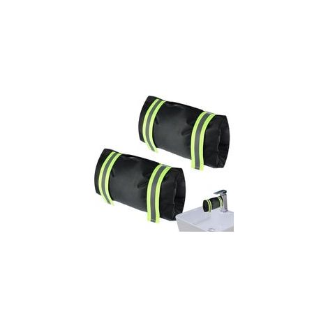 Housses de robinet d'extérieur pour l'hiver – 25,4 x 17,8 cm, protection de robinet résistante au gel pour temps froid pour fontaine de ferme, système d'irrigation extérieur, camping car, jardin (1/5)