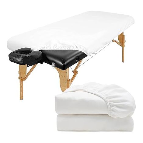 Drap Housse Table de Massage, 80 x 190cm Imperméables Housses de Protection pour Lit - Résistantes à l'huile Lavables (1/5)