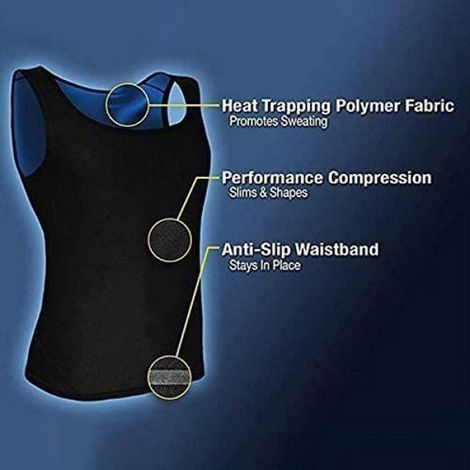 Débardeur de sudation - - Polymère Hypoallergénique - Imperméable - Fitness - Homme XXL/XXXL (1/4)