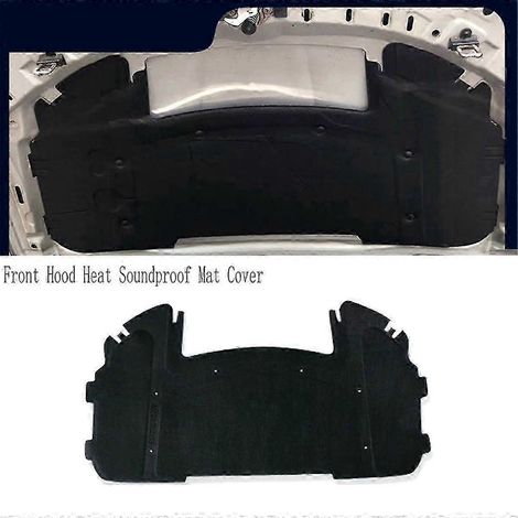 Hitzedämmende und schalldämmende Motorhaubenabdeckung für BMW E90, E91, E92, E93, 323i, 325i, Motorisolierungsmatte aus Baumwolle, 51487059260, Edition 0620