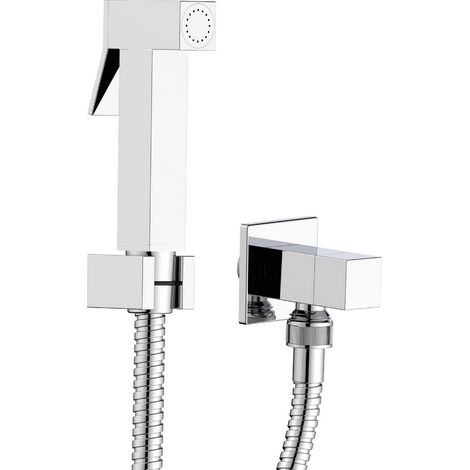 Duplex idroscopino quadro flex 150 cm con supporto e rubinetto (1/3)