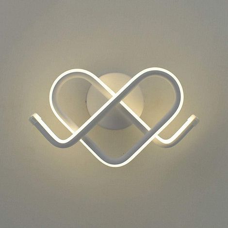 LED-Wandleuchte für den Innenbereich, 21 W, moderne runde Wandleuchte, 6500 K kaltweißes Licht, weiße Wandleuchte für Wohnzimmer, Schlafzimmer, Treppenhaus, Café (1/5)