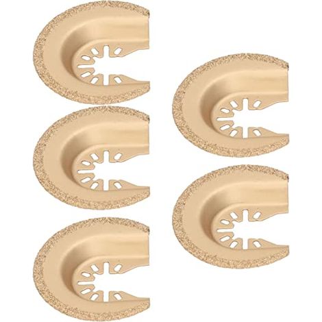 Lames de scie oscillantes semi-circulaires Hapvida pour la découpe du bois, le ponçage, les colles à carrelage, outil multifonction oscillant démontage rapide, - (1/5)