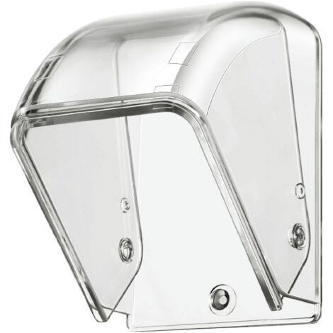Couvercle de sonnette transparent contre la pluie, 6,56,59 cm, 1 pièce, couvercle extérieur étanche pour boîtier de sonnette. (1/5)
