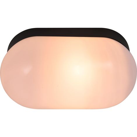 Applique murale FOAM  Matière plastique Noir, H.21.75 - IP44 - E27 /Nordlux Intérieur (1/4)