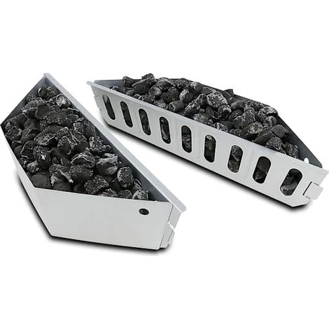 Filiyano-Supports à charbon pour barbecues Weber 7403 (18 et 26 pouces), en acier inoxydable, lot de 2 (1/5)