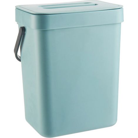 Petit seau à compost de cuisine 3L poubelle déchets ménagers avec couvercle pour composteur domestique plan de travail