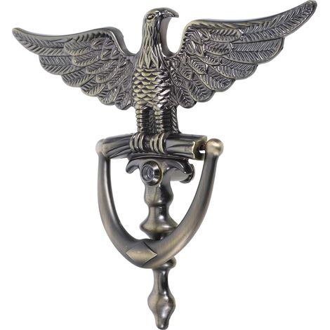 de porte en alliage de zinc motif tête d aigle de style