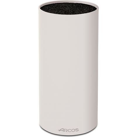 Arcos Blocco per coltelli circolare bianco design moderno