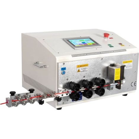Macchina automatica per il taglio la spelatura e la piegatura di cavi unipolari unifilari rigidi (1,5 - 25 mm²) (1/3)