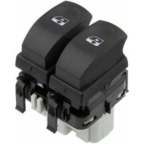 Bouton de Commande de Fenêtre Commande Leve Vitre 8200214939 Côté Conducteur Avant Gauche pour Clio 2005-2012 Modus Twingo 82 00 214 939 (1/5)