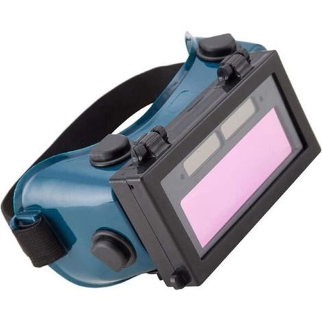 Masque de soudage à assombrissement automatique, lunettes de protection pour soudeur et chantier de construction - Équipement solaire sécurisé (1/5)