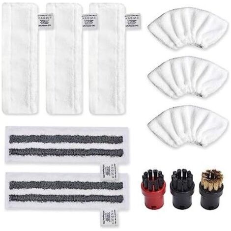Accessoire pour Nettoyeur Vapeur Karcher Easyfix SC2 SC3 SC4 SC5 Bonnettes Microfibre Lingettes Serpillière Chiffons Brosses à Buse Ronde pour Nettoyeur Vapeur Pièces de Rechange (1/5)