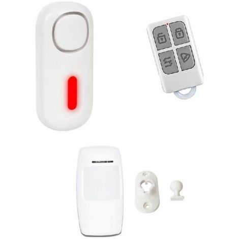 KIT BASIC A- Alarme sans fil puissante prêt à poser - 1 sirène déportée  120db - idéal appartement garage cave (1/3)