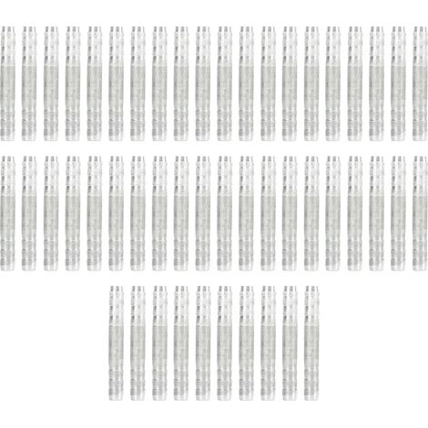 50 raccords cannelés universels en aluminium haute résistance pour tuyau de climatisation, 1/2 pouce. (1/5)