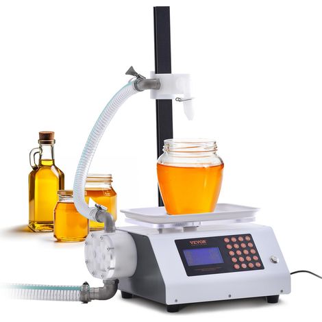 VEVOR Riempitrice per Liquidi Capacita Pesatura 5-5000g, Riempitrice Liquidi Automatica per Bottiglie Controllo Digitale, Riempitrice da Banco con Pompa Peristaltica Liquido ad alta Viscosita (1/3)