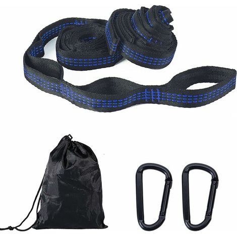 Filiyano – Kit de fixation pour hamac, crochets épais, sangles, kit de suspension pour fauteuil hamac, installation rapide et facile des hamacs et (1/5)
