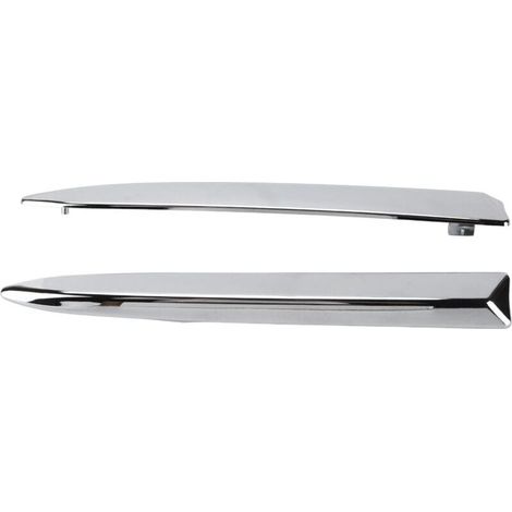 Modanatura cromata superiore per paraurti anteriore, ricambio codice 735455041 per FIAT 500 2007 – 2015