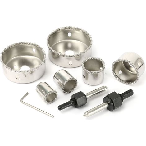 DAYTOOLS Kit de perçage pour carreaux FL-6, 22...73 mm (1/4)