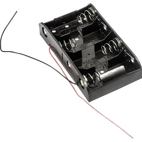 MPD BH4CW Portabatteria 4x 1/2 Torcia (C) Cavo (L x L x A) 106 x 58 x 23 mm (1/2)